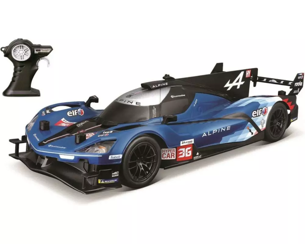 Maisto Rennwagen RC Alpine A424 2.4 GHz 1:16, Blau