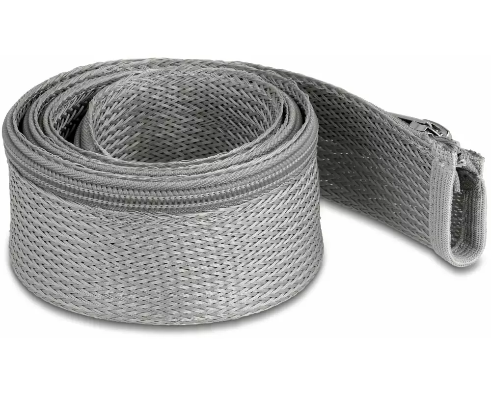 Delock Kabelschlauch 1 m x 50 mm Grau