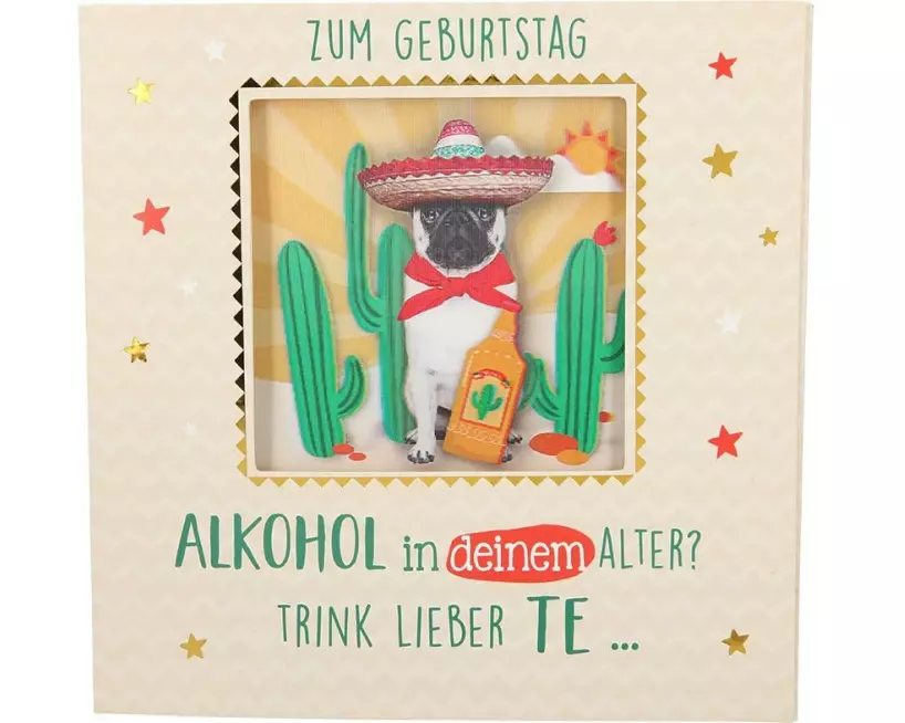 Depesche Musikkarte mit Licht Geburtstag, Alkohol in deinem Alter?