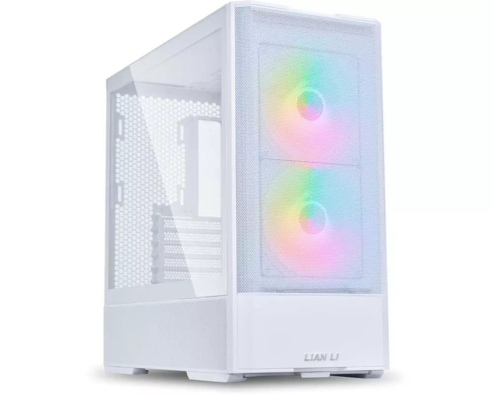 Lian Li PC-Gehäuse LANCOOL 207 Midi-Tower, Tempered Glass – weiss