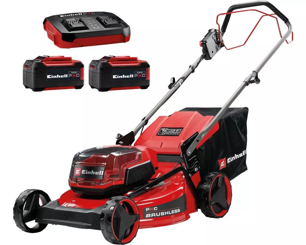 Einhell Akku-Rasenmäher GC-CM 36/51 S Li BL (2 x 5.2Ah)