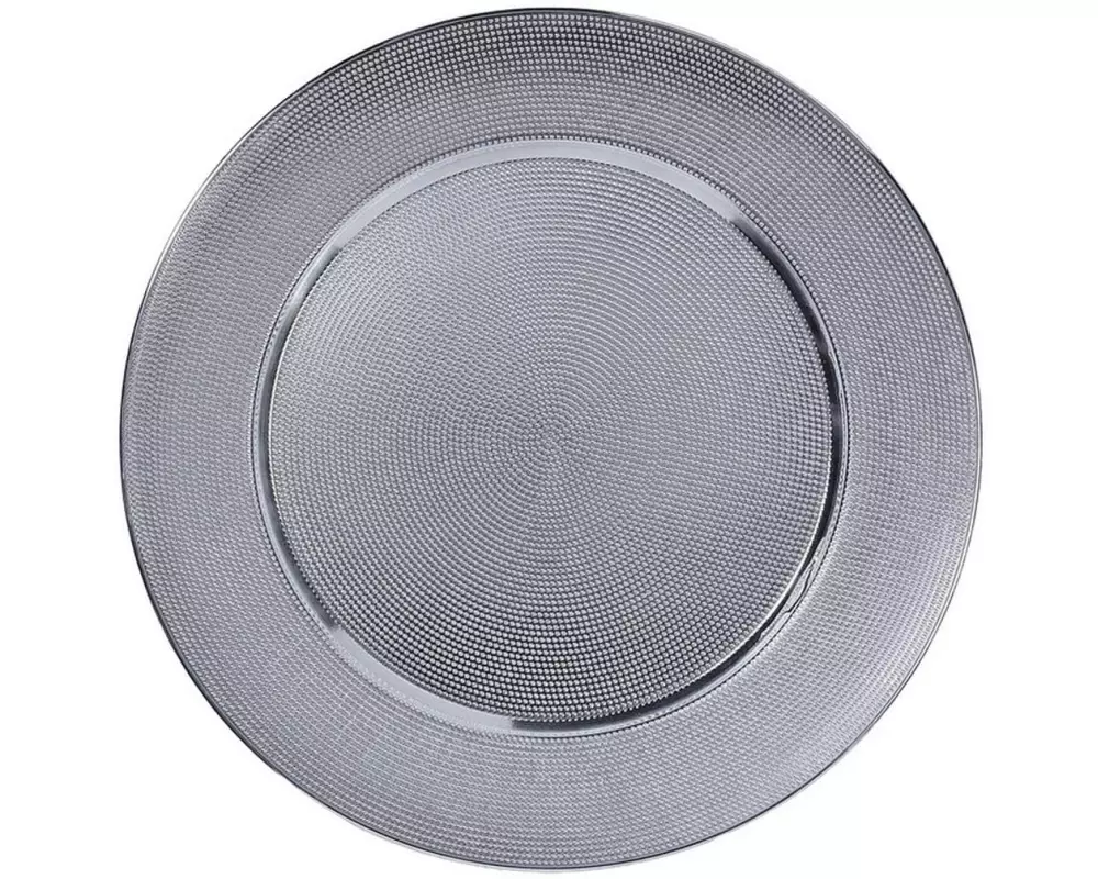 Holly & Jolly Teller Silber , 33 cm
