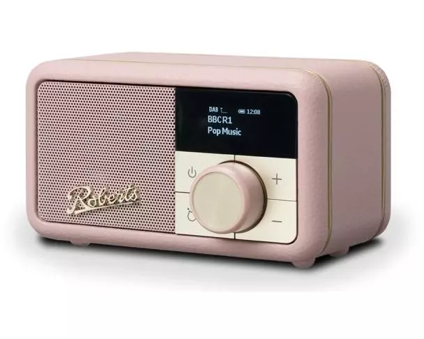 Roberts DAB+ Radio Petite Dusky Pink