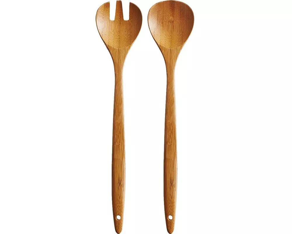 Zeller Present Salatbesteck 2-teilig, Bambus