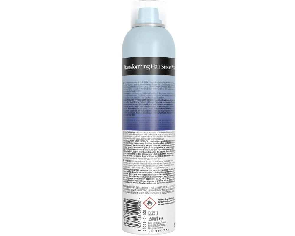 John Frieda Haarspray Volume Lift 250 ml