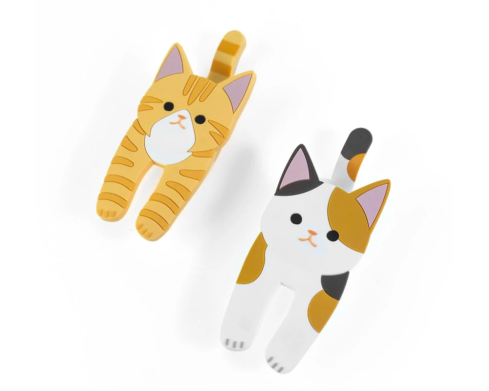 Trendform Magnete Clip und Hook Cat 2 Stück, Mehrfarbig