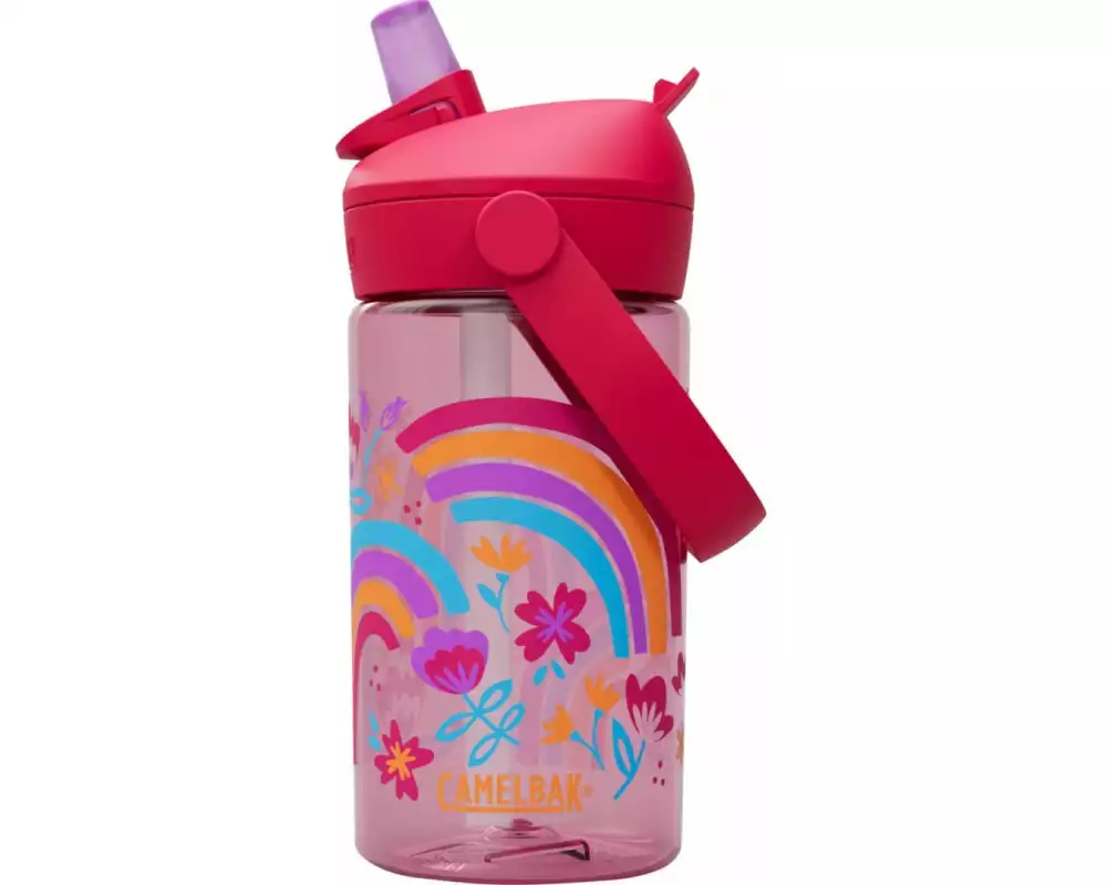 CamelBak Trinkflasche Thrive Flip Straw Kids rainbow floral 400 ml