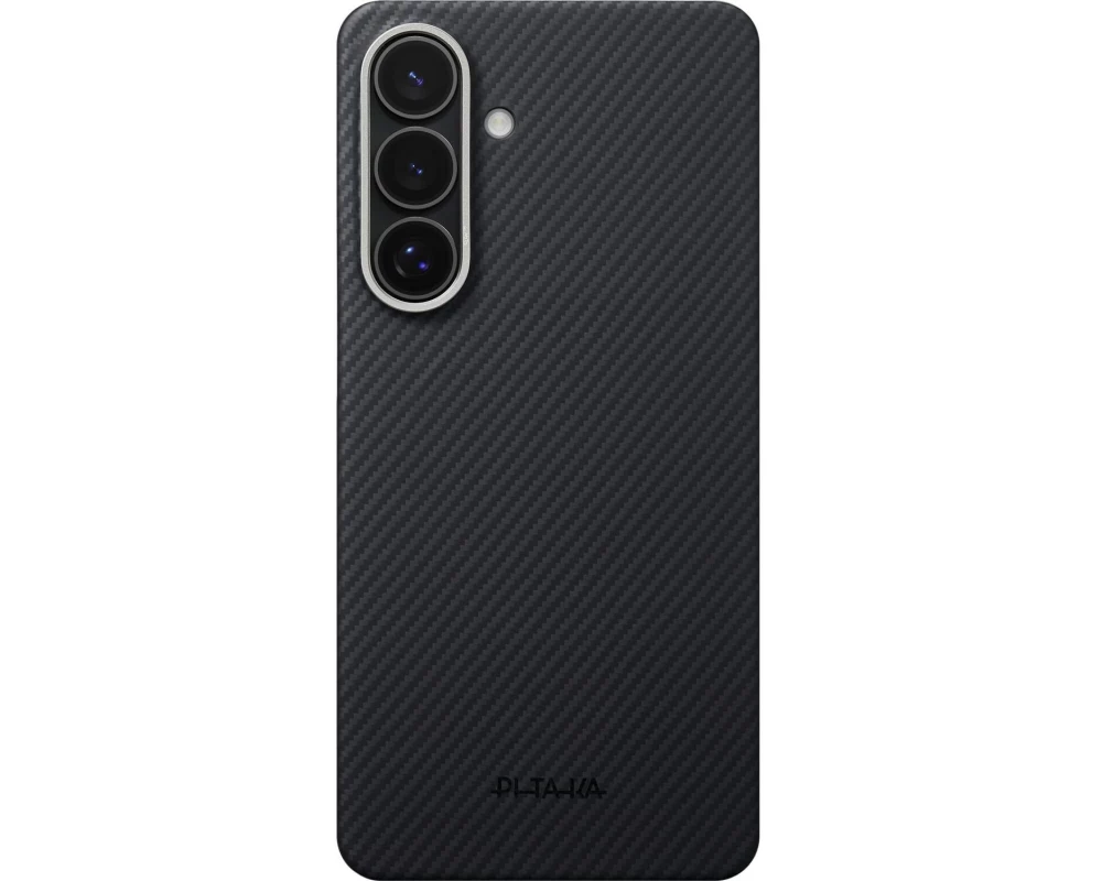 PITAKA Aaron Button Edge Case Galaxy S26 Plus Magsafe, Black Grey