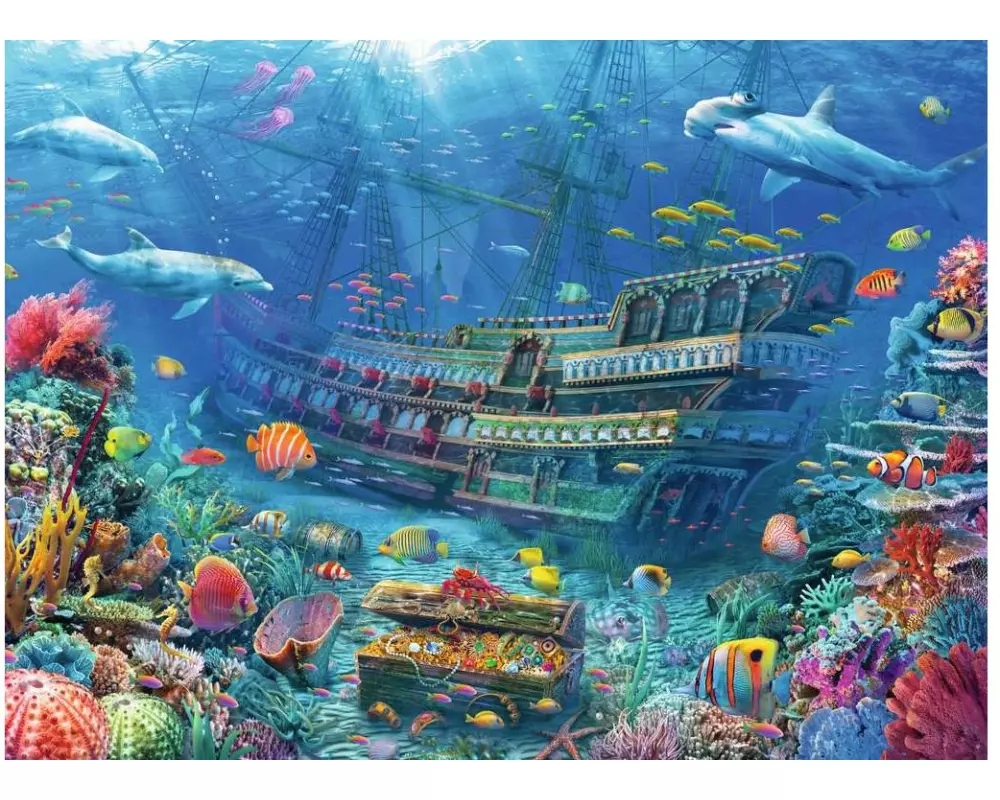 Ravensburger Puzzle Versunkenes Schiff 200 XXL Teile