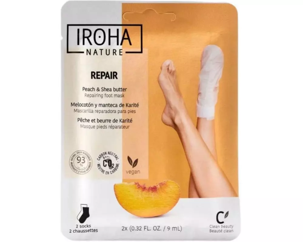 iroha Pfirsich Fussreparaturmaske 18 ml