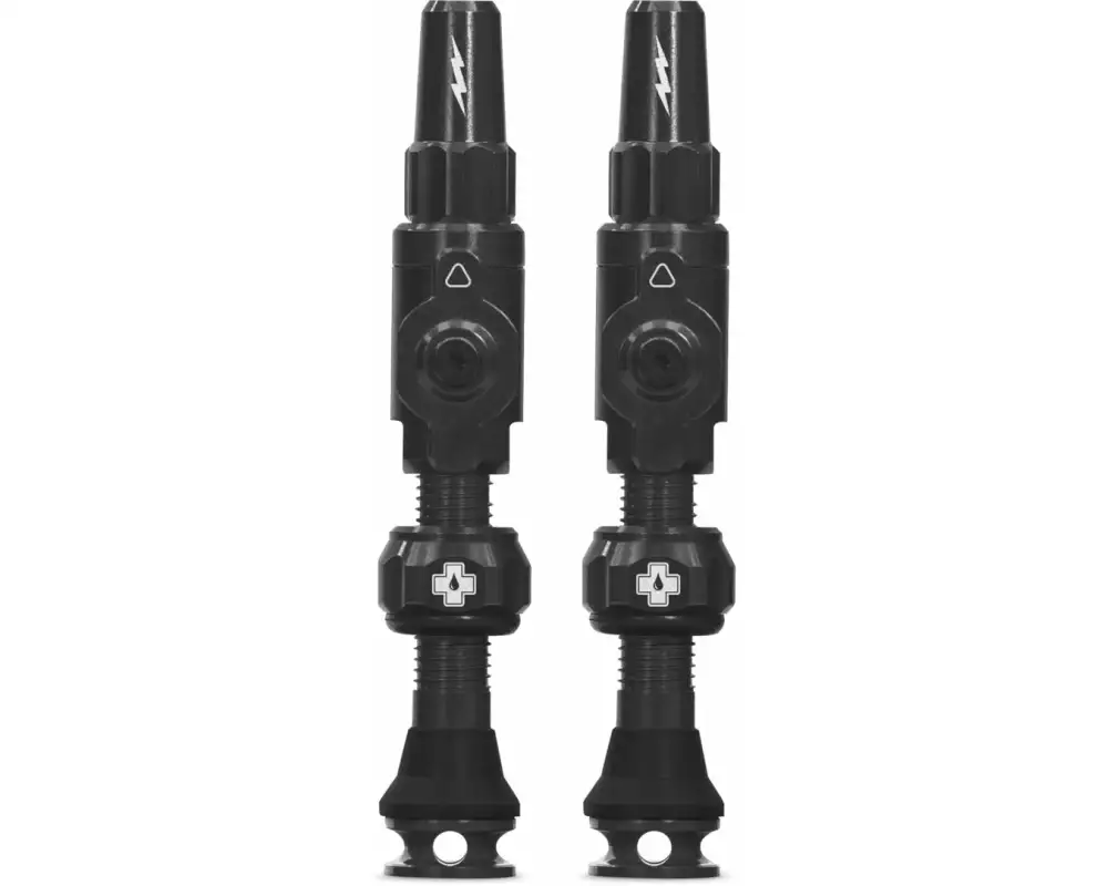 Muc-Off Schlauchlose Ventile Big Bore Lite 65 mm, Schwarz