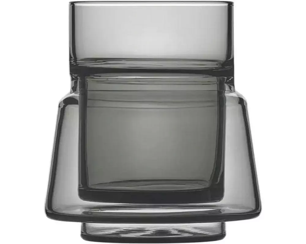 Jacob Jensen Thermo-Glas Doppelwandgläser Small 70 ml, Schwarz