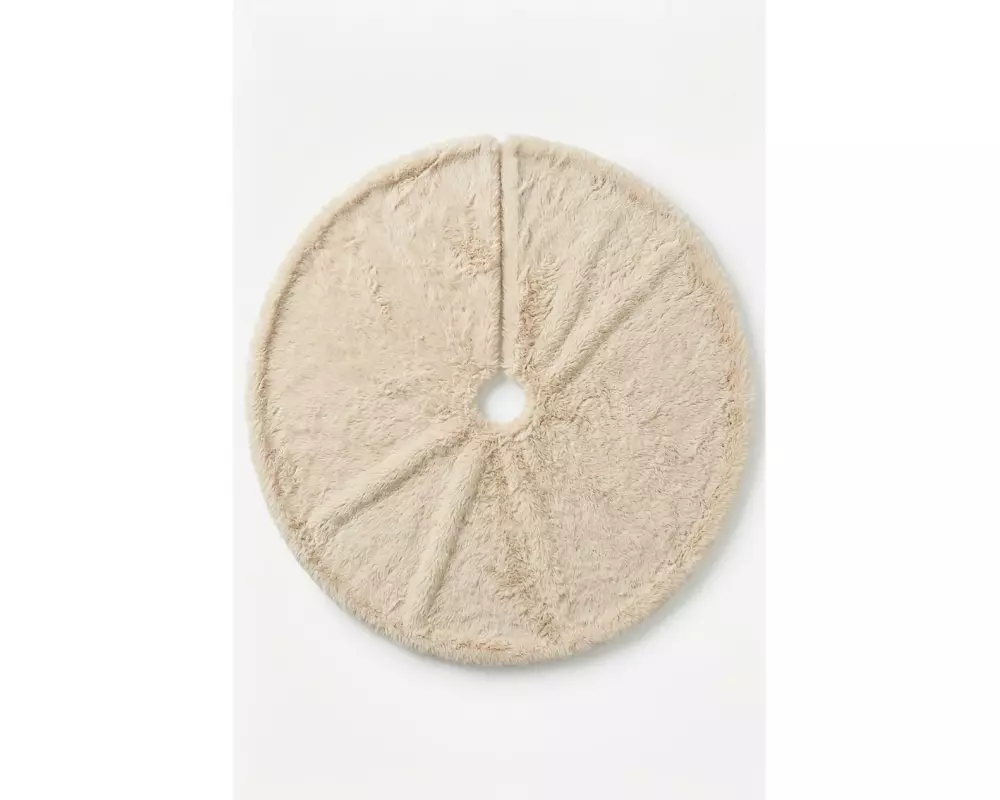 Conceptum Hypnose Weichnachtsteppich Polyester Beige 150 x 150 cm