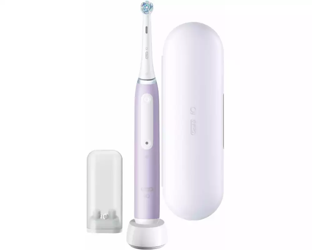 Oral-B Mikrovibrationszahnbürste iO Series 4 mit Etui, Lavendel