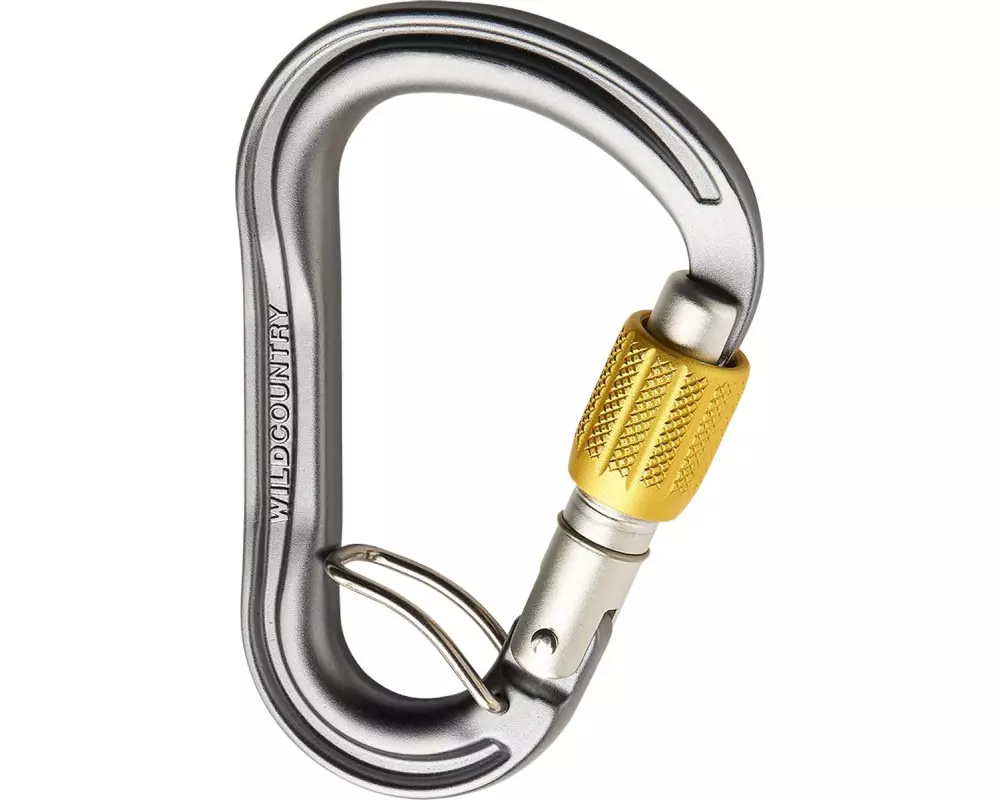 Wild Country Carabiner Xenon HMS Belay Grau