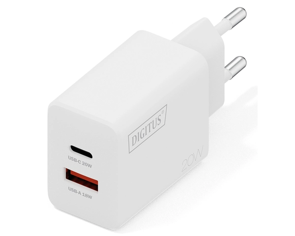 20W CHARGER USB C + A