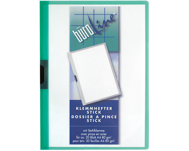 BÜROLINE Klemmhefter A4 667292 grün
