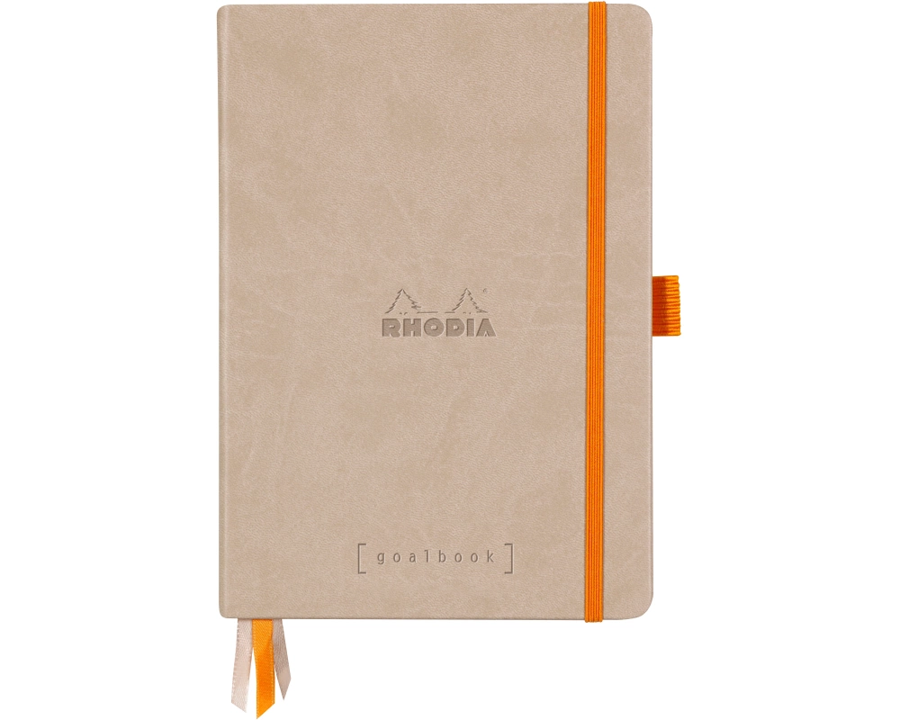 RHODIA Goalbook Notizbuch A5 118574C Hardcover beige 240 S.