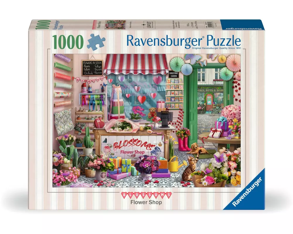 Ravensburger Puzzle Der kleine Blumenladen 1000 Teile 70 x 50 cm