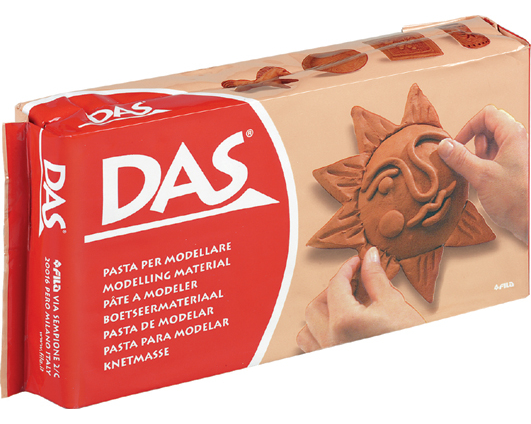 DAS Modelliermasse 1000g 387600 terracotta