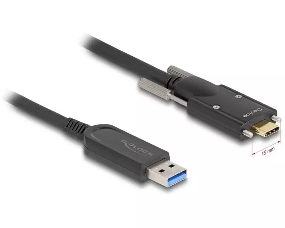 Delock AOC USB Kabel 10 Gbps USB Type-A - USB Type-C, 10 m