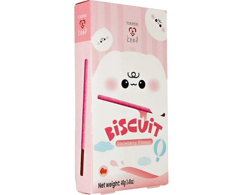 TOKIMEKI Biscuit Stick Erdbeere 40 g