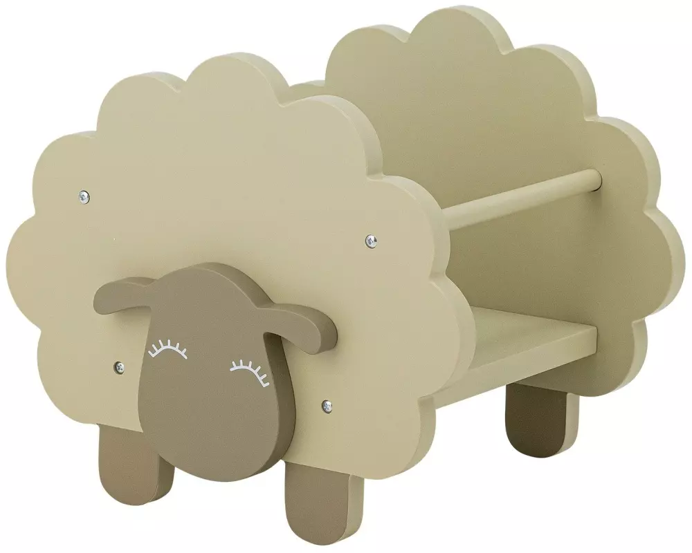 Bloomingville Bücherregal Dolly Schaf Grau, MDF