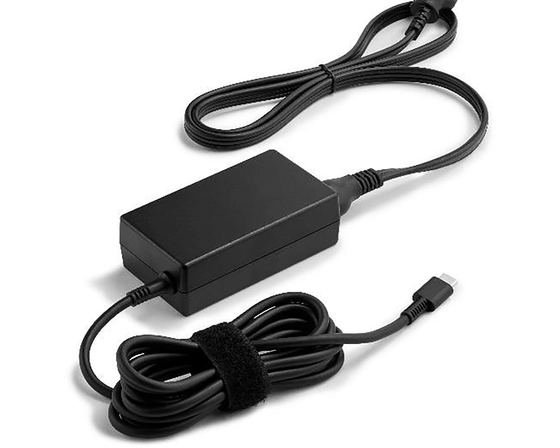 HP Poly USB-C 65W Power Adapter and Power Cord Kit Schwarz