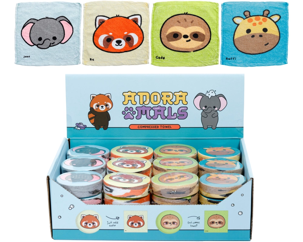 ROOST Magic Towel Wildtiere CT12 2 assortiert