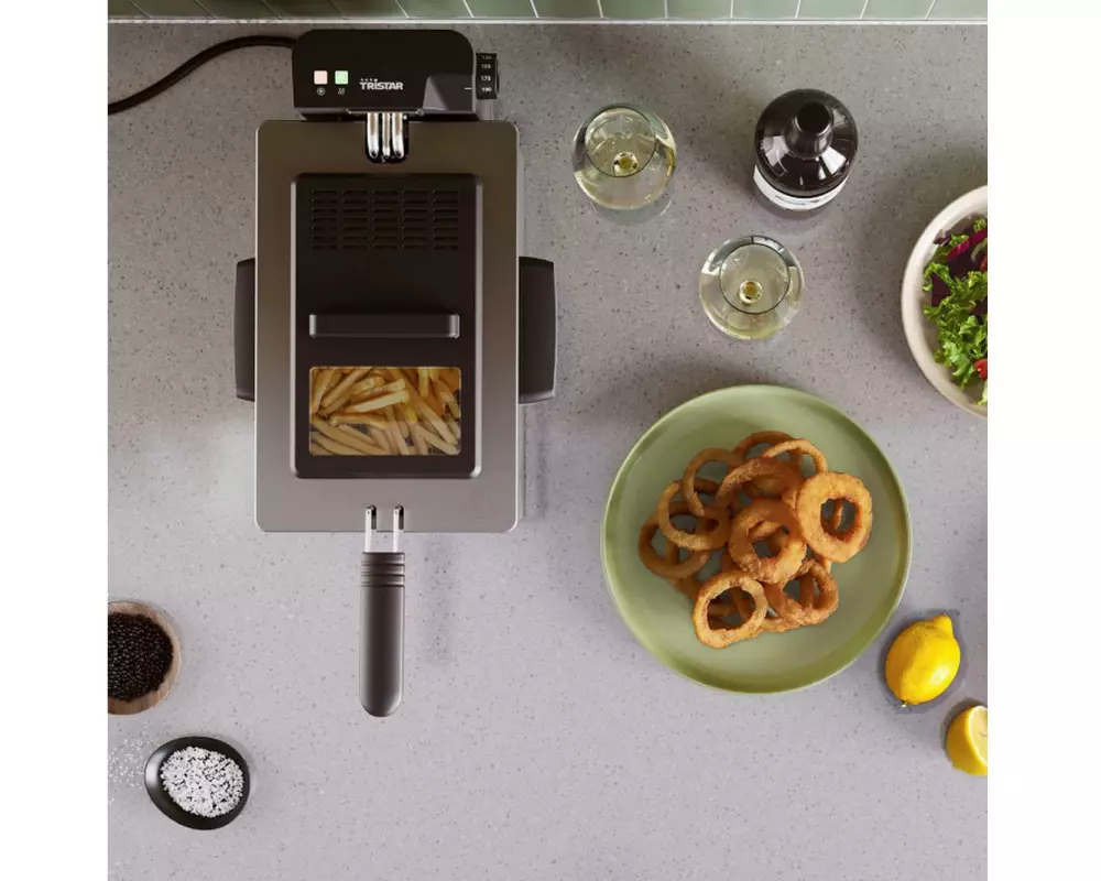 Tristar Fritteuse Edelstahl 2000 W 3 l