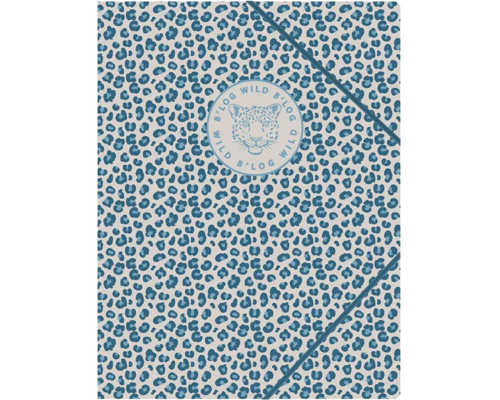 ANCOR Gummibandmappe A4 104592 WILD blau