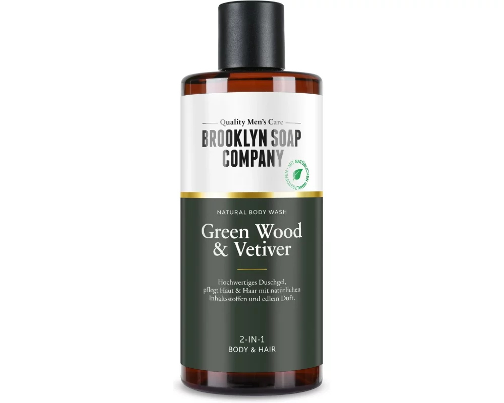 Brooklyn Soap Company Duschgel Greenwood and Vetiver 300 ml