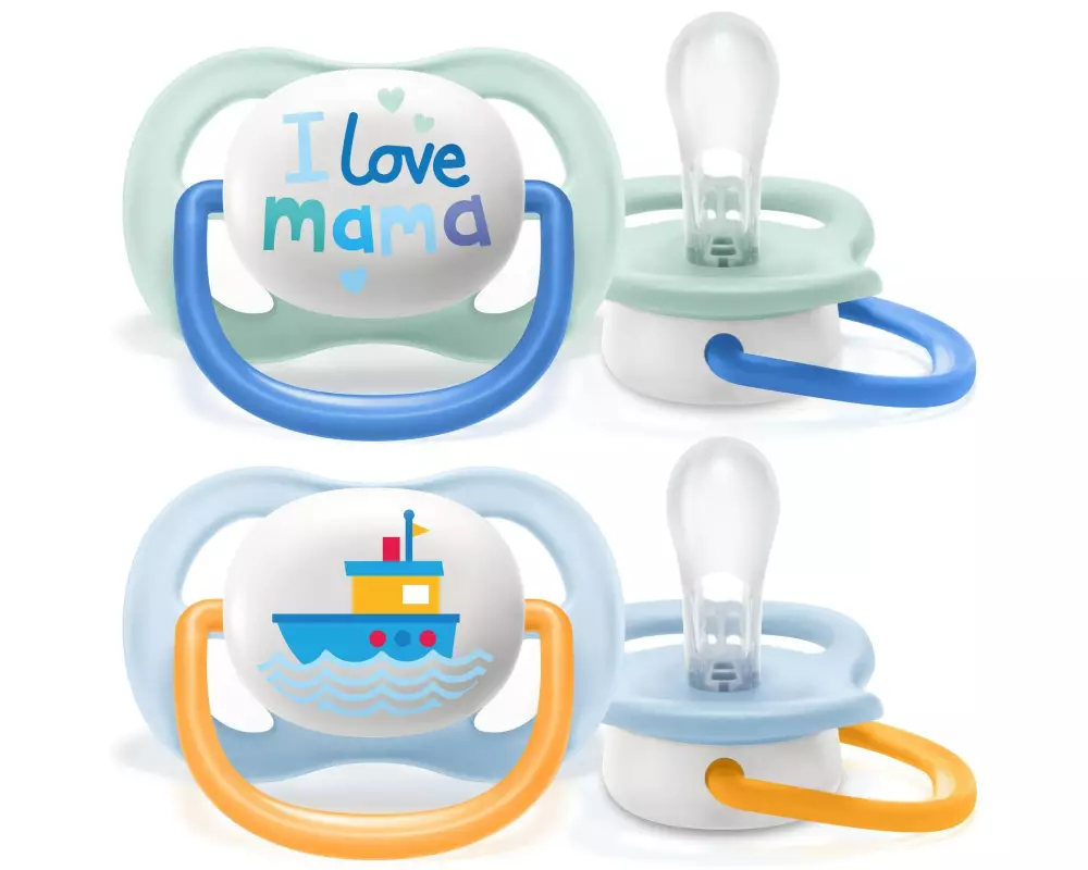 PHILIPS AVENT Nuggi Ultra Air Happy Mama & Boat 0-6 Mt.