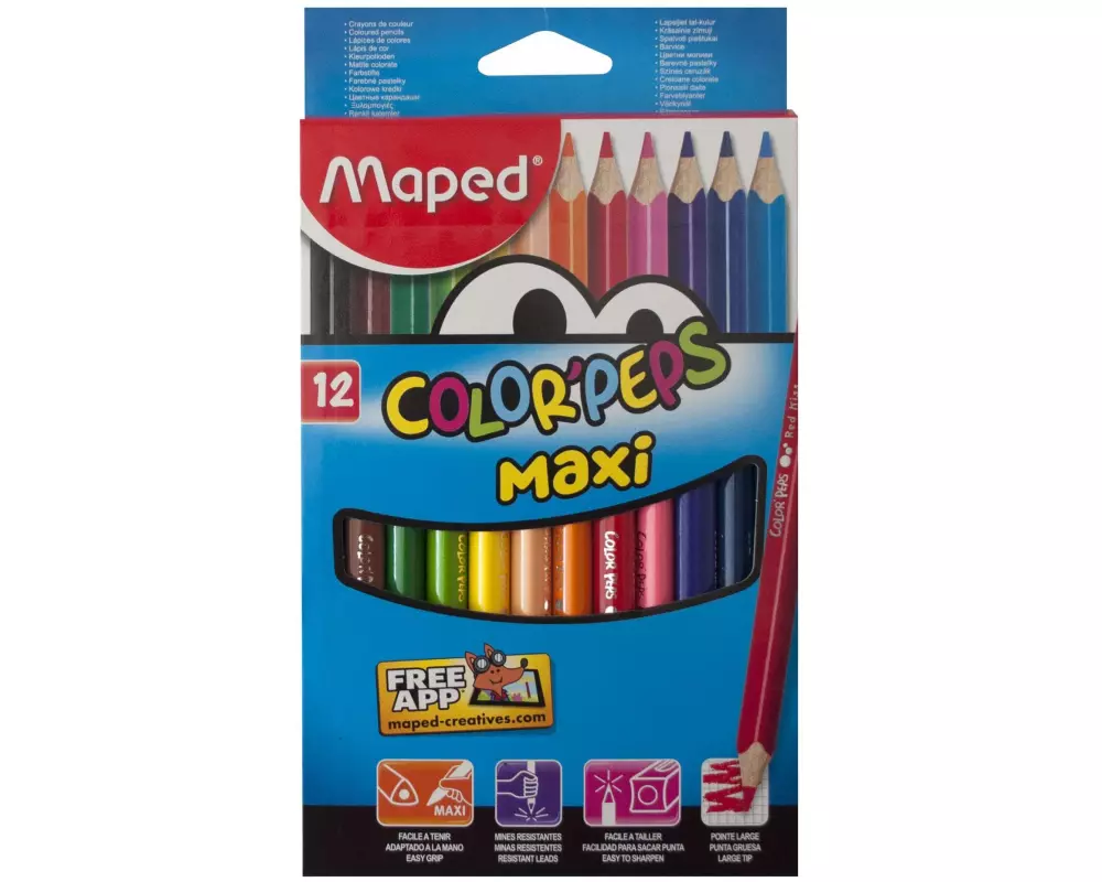maped Farbstifte Color Peps Maxi 12 Stück