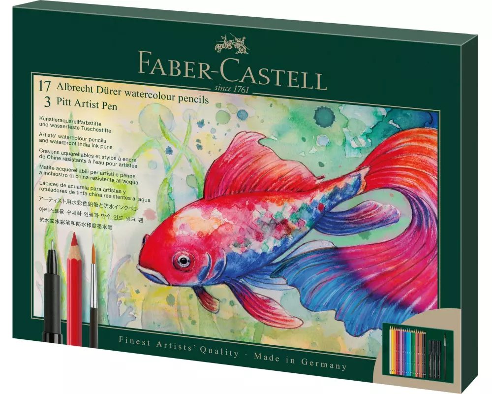 Faber-Castell Farbstifte Albrecht Dürer & Pitt Artist Pen, 21er Set