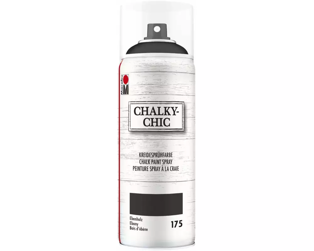 Marabu Kreidesprühfarbe Chalky-Chic 400 ml, Schwarz