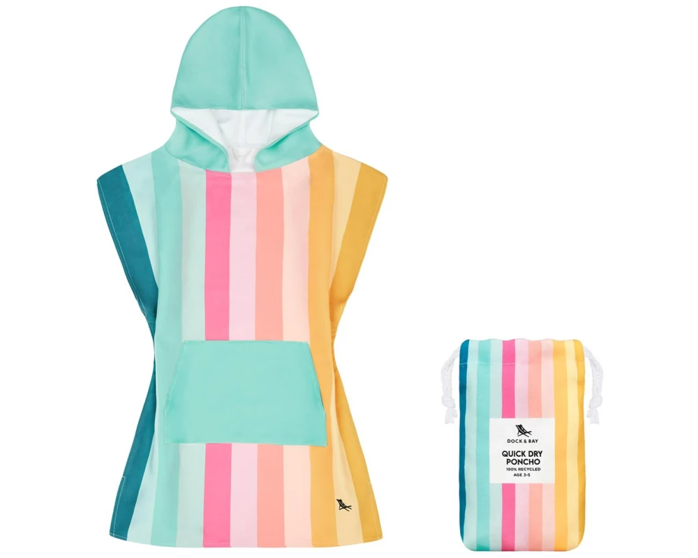 Dock & Bay Badeponcho 3-5, Mehrfarbig