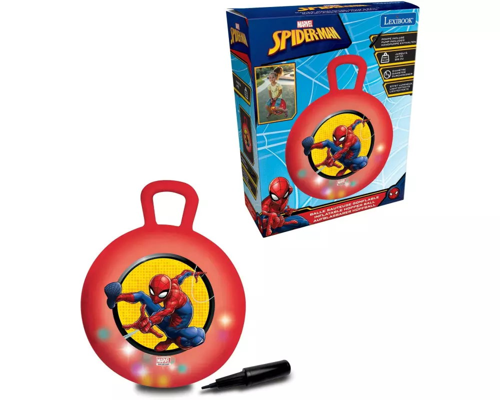 Lexibook Hüpfball Spider-Man Electronic Rot 45 cm