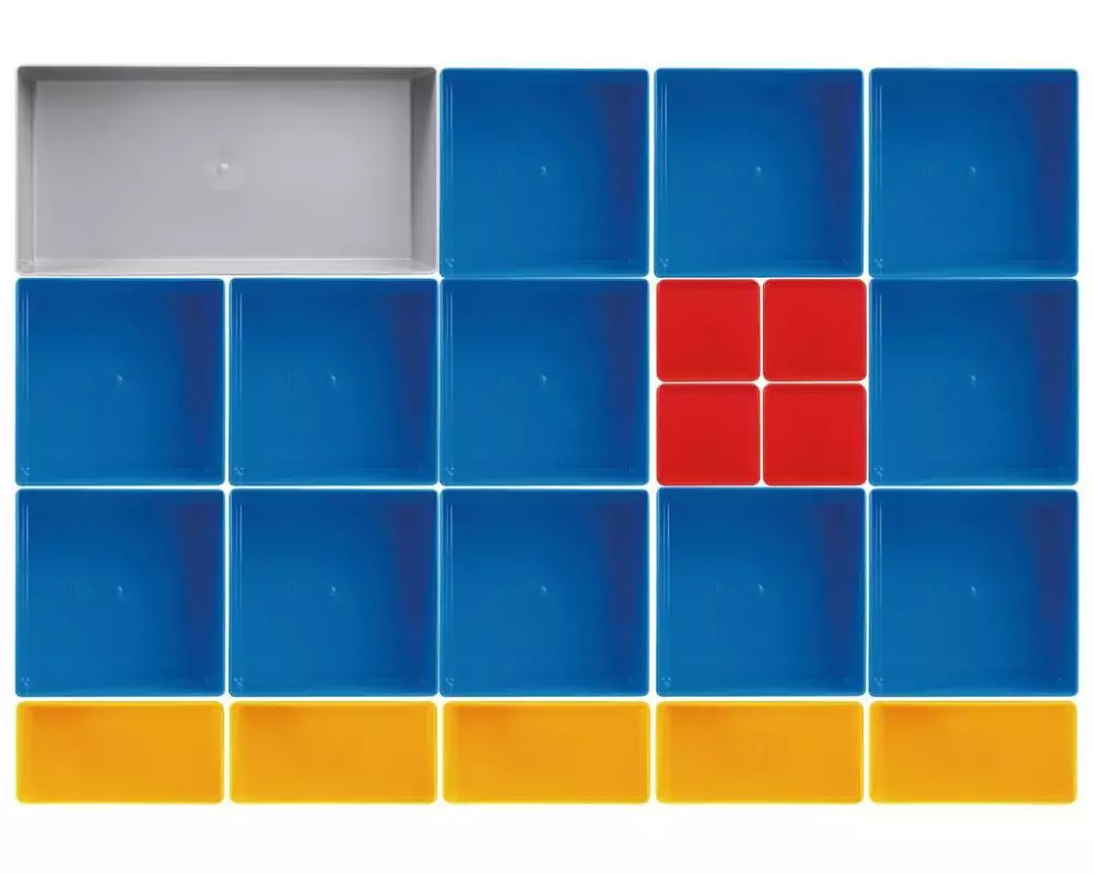 Kraftwerk Einsatzboxen-Set, 22-teilig, 45 mm hoch