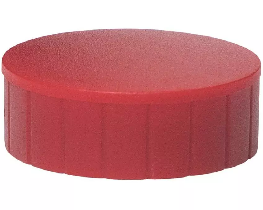 Maul Haftmagnet Solid Ø 38 mm, 2500 g, Rot, 10 Stück
