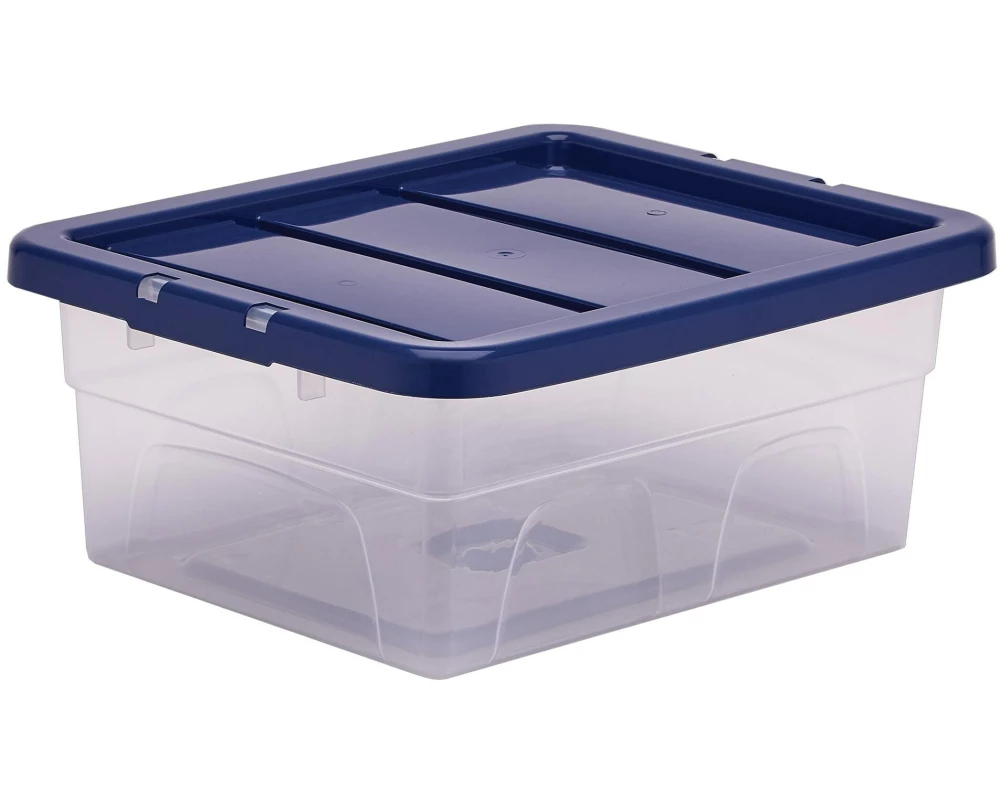 Fellowes Aufbewahrungsbox Bankers Box ProStore 15 l Blau/Transparent
