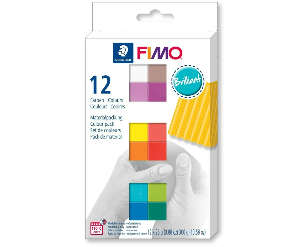 Fimo Modellier-Set soft 12 Farben