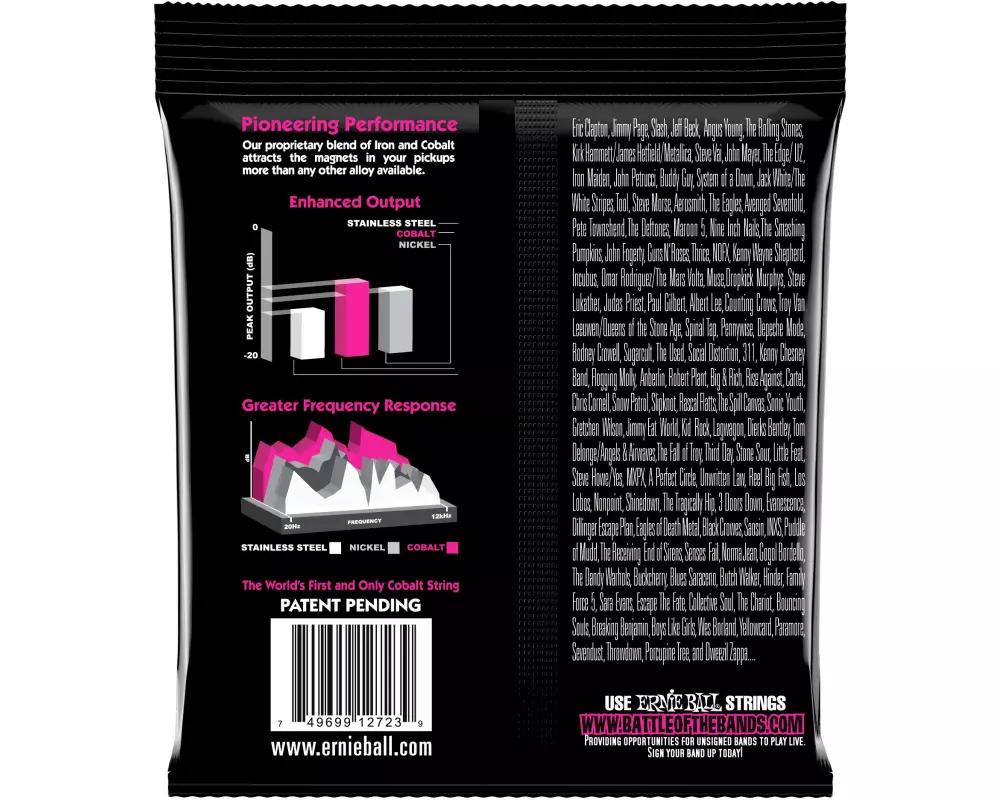 Ernie Ball Gitarrensaiten 2723 Slinky Cobalt – Super 09-42