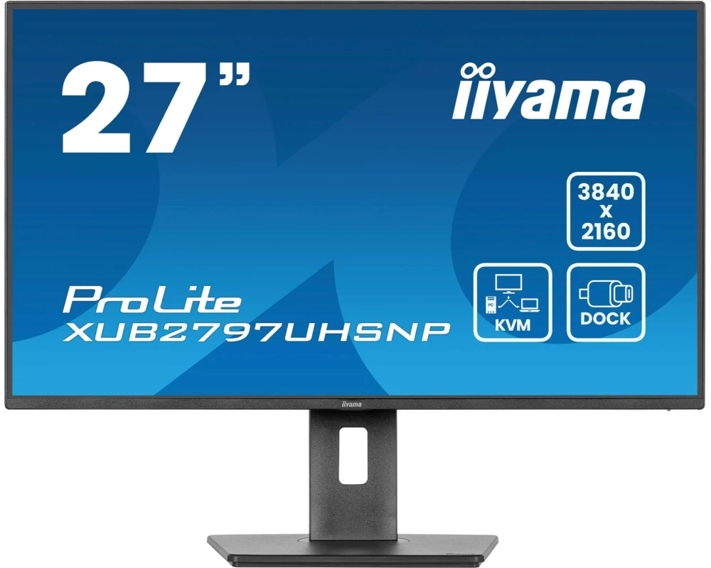 iiyama ProLite XUB2797UHSNP-B1 PC Flachbildschirm 68,6 cm (27") 3840 x 2160 Pixel 4K Ultra HD LED Schwarz