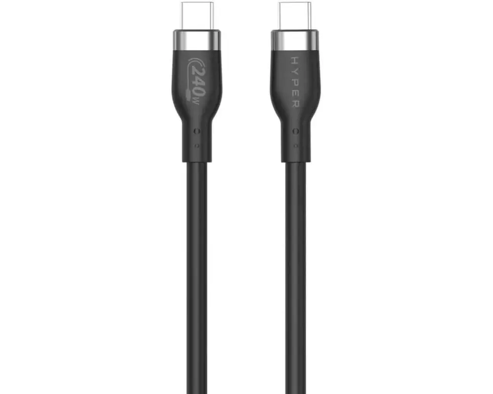 HYPER USB 2.0-Kabel Silikonkabel 240W USB C - USB C 2 m