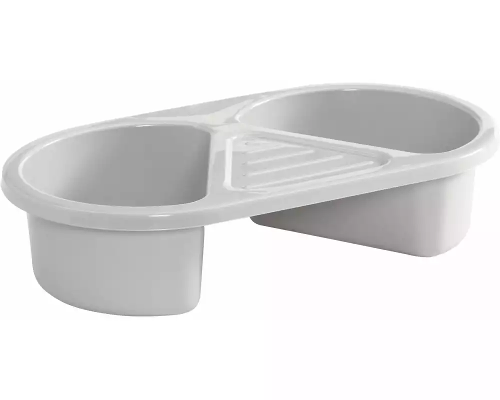 ZEWI bébé-jou Kinder-Waschbecken Light Grey 2-teilig