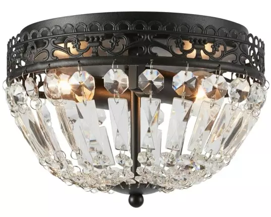 Markslöjd Deckenleuchte Etienne 2L, 2 x E14, Schwarz