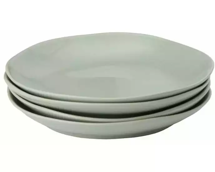 Urbanara Frühstücks- & Dessertteller Capela 4 Stück, 20 cm, Pistache