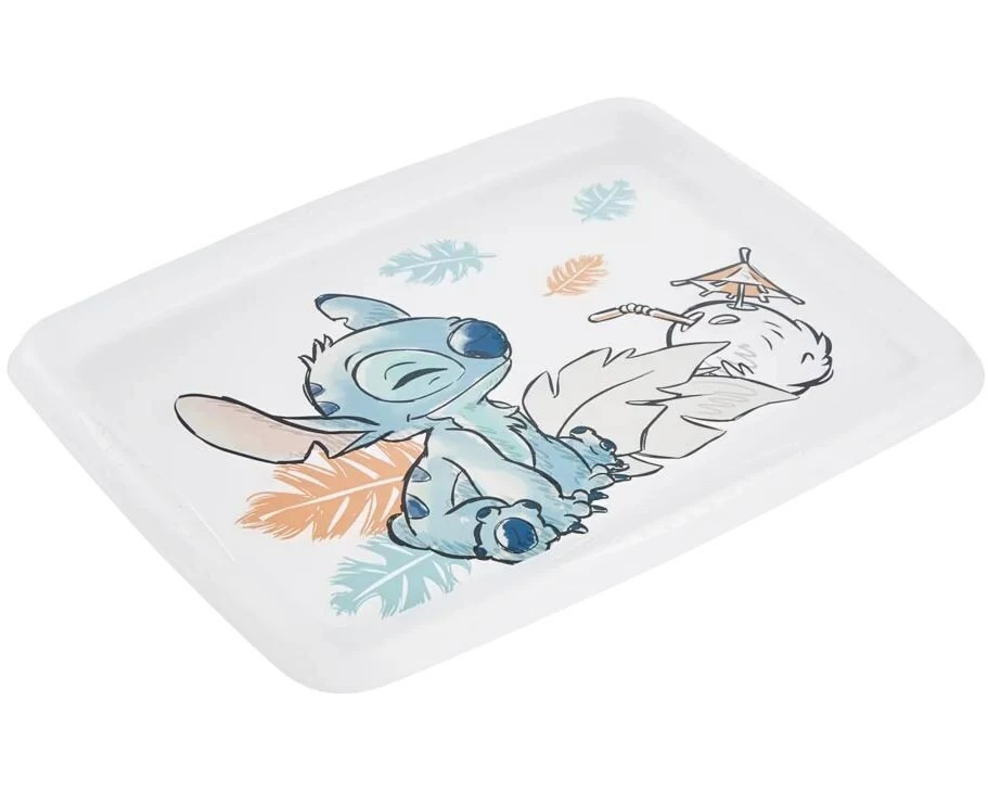 keeeper Karolina Stitch Aufbewahrungsbox Kunststoff 30 L Transparent