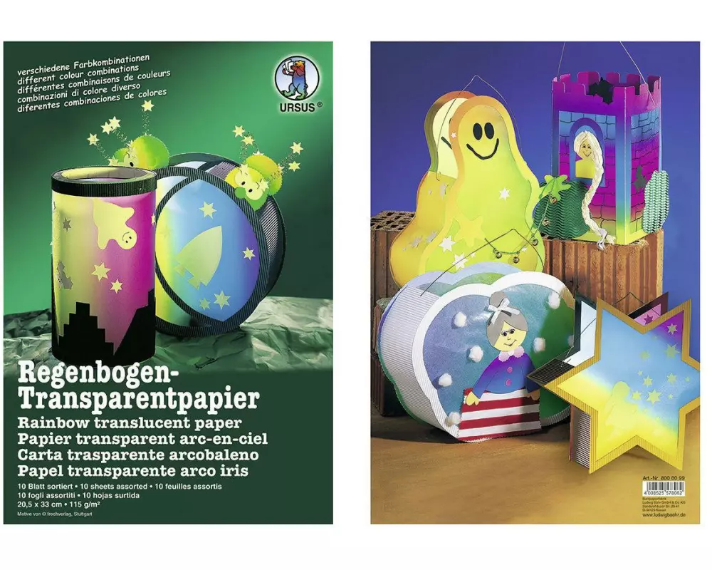 URSUS Transparentpapier 115 g/m2 20.5 x 33 cm,